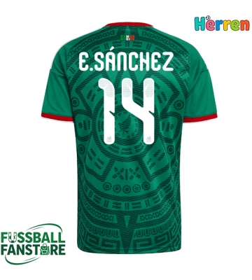 Mexiko Erick Sanchez #14 Replik Heimtrikot WM 2026 Kurzarm